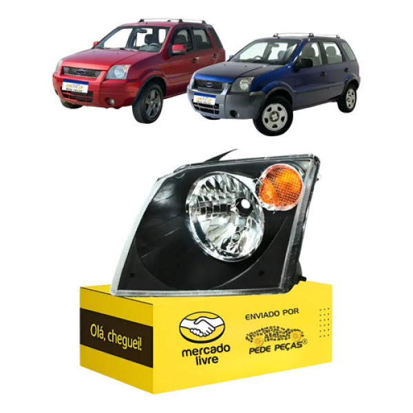Sinaleira Farol Ford Ecosport 2003 2004 2005 2006 2007 Le Esquerdo/motorista