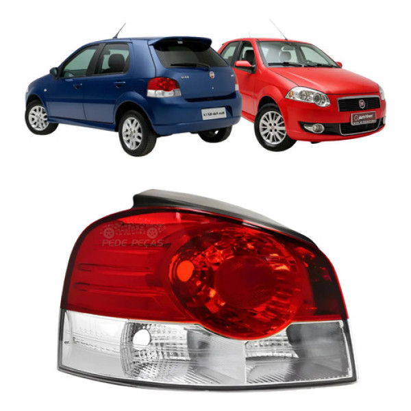 Lanterna Fiat Palio 2008 2009 2010 2011 Fire Elx Attractive