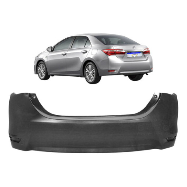 Parachoque Traseiro Toyota Corolla 2015 2016 2017 2018 2019