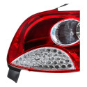Lanterna Peugeot 207 Hatch 2008 2009 A 2015 Grade Cromada Ld Direito/passageiro Vermelho
