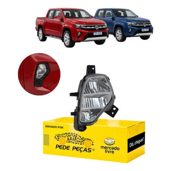 Milha Auxiliar Cibie Volkswagen Amarok 2025 2026 Direito Cristal