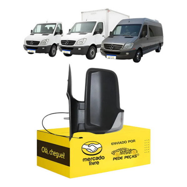 Retrovisor Sprinter 2012 2013 14 15 A 2019 Novo Elétrico Le