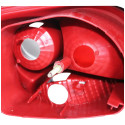 Sinaleira Traseira Peugeot 207 Hatch 2008 09 10 11 A 2015 Ld Direito/passageiro Vermelho/cristal Com Grade Cromada
