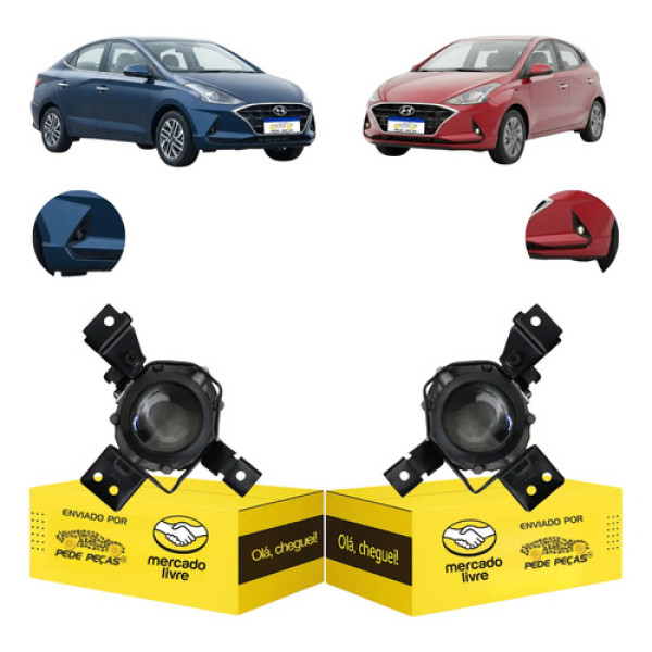 Par Farol Milha Hb20 2020 2021 2022 Cristal