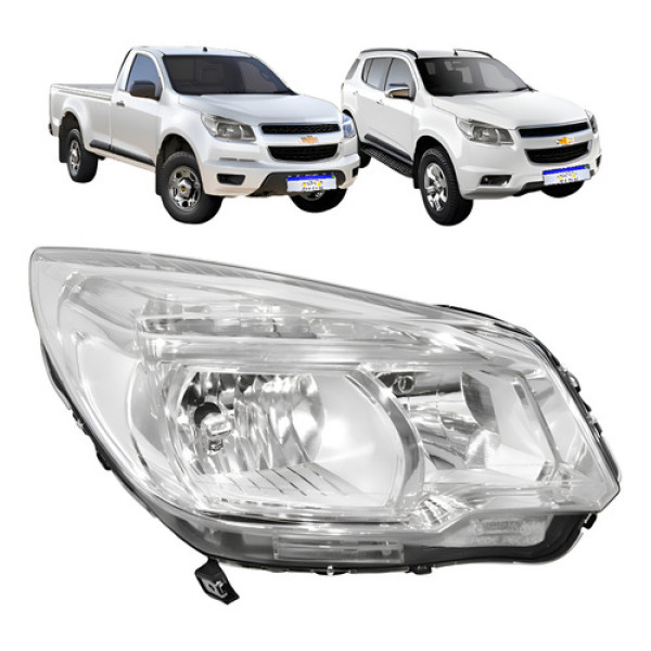 Farol Chevrolet S10 Trailblazer Lt Ls 2012 2013 A 2016 Ld Direito/passageiro
