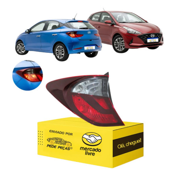 Lanterna Sinaleira Canto Hb20 Hatch 2020 2021 2022 Fume Le Esquerdo/motorista Fumê