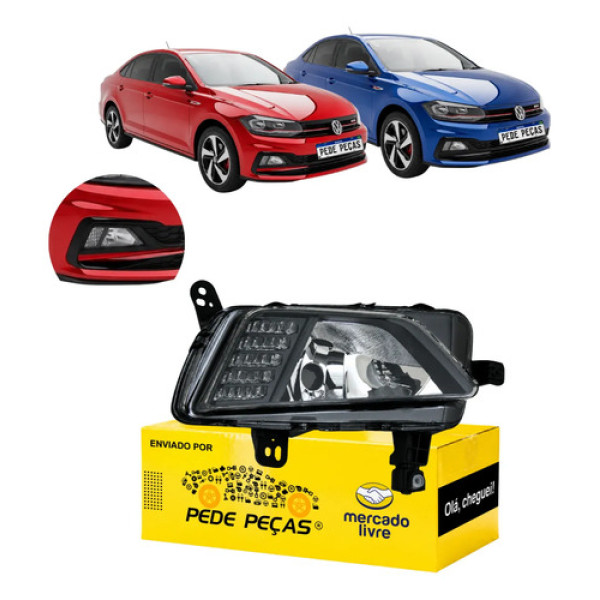 Farol Milha Auxiliar Cibie Virtus Gts 2018 A 2022 C/led Ld Cristal