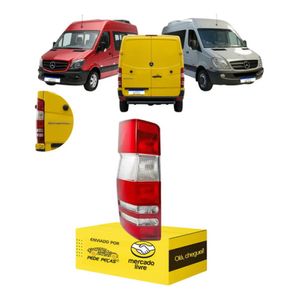 Sinaleira Esquerda Sprinter 2012 13 14 15 16  2017 2018 2019 Esquerdo/motorista Bicolor