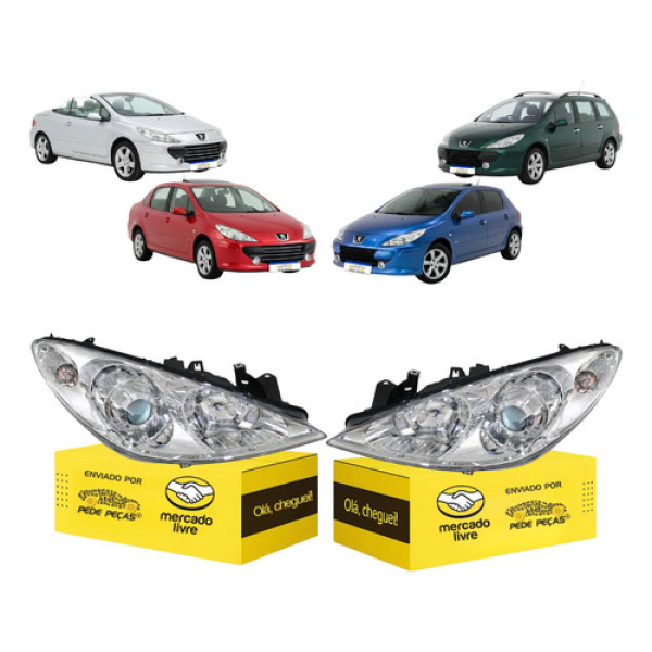 Sinaleira Peugeot 307 2007 2008 2009 2010 2011 2012 Par Ambos Lados