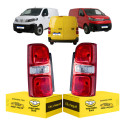 Par Lanterna Expert Jumpy Scudo 2017 2018 2019 A 2025 Novo Ambos Lados Vermelho