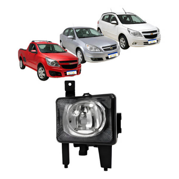 Farol Milha Direito Gm Vectra 2006/2012 Agile 2009/2014 Cristal Direito/passageiro