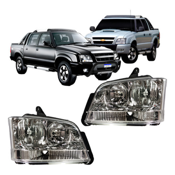 Farol Chevrolet S10 Blazer 2001 2002 2003 2004 2005 A 2011