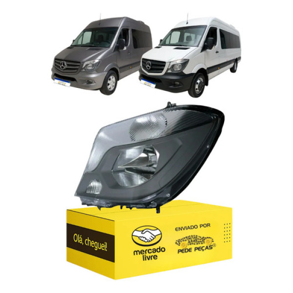 Sinaleira Esquerda Sprinter 2017 2018 2019 Elétrico C/motor Esquerdo/motorista