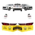 Jogo Lanternas Canto Tampa Fiat Fastback 2023 2024 2025 2026 Ambos Lados Fumê