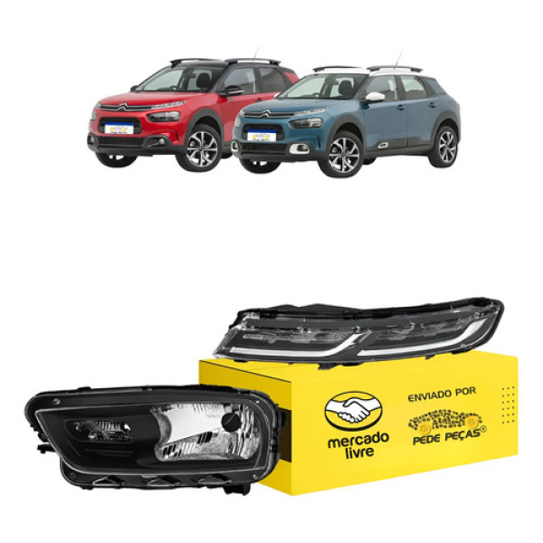 Farol Inferior Superior C4 Cactus 2019 20 21 A 2024 Esquerdo Esquerdo/motorista
