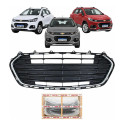 Grade Central Chevrolet Tracker 2017 2018 2019 Friso Cromado Preto Brilhante