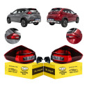 Par Lanterna Sinaleira Caoa Chery Tiggo 3x 2021 2022 2023 Direito/passageiro Vermelho/fumê