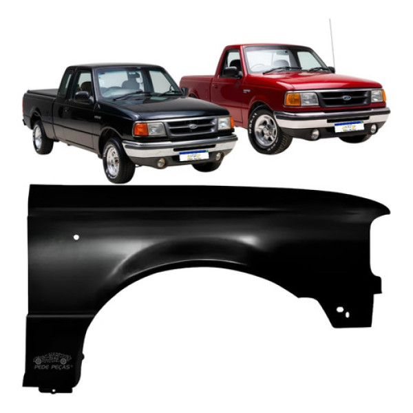 Paralama Ford Ranger 1994 1995 1996 1997 Xlt Xl Direito Direito