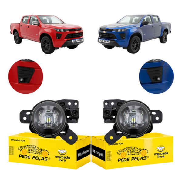 Par Farolete Cibié Gm S10 High Country Ltz Wt Z71 2025 2026 Cristal