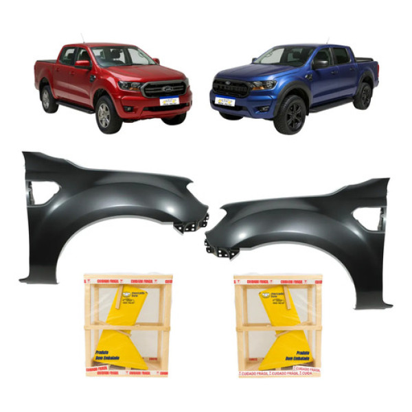 Par Paralama Ford Ranger Xlt Xls Limited 2017 A 2023