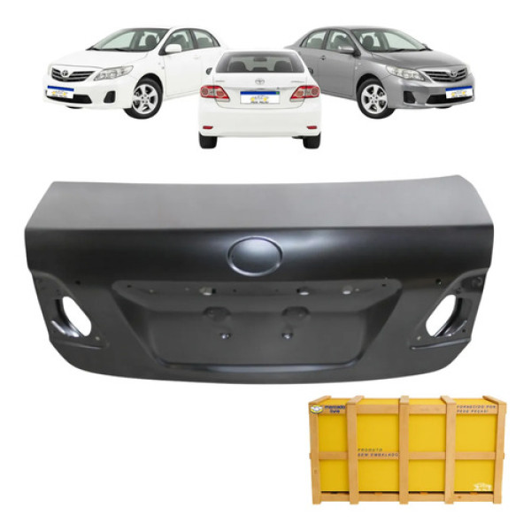 Tampa Traseira Toyota Corolla Gli 2012 13 2014 Nova Preto