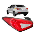 Sinaleira Traseira Fiat Cronos 2018 A 2026 C/led Cristal Le Esquerdo Vermelho