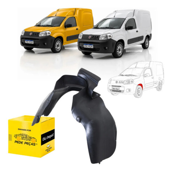Parabarro Dianteiro Fiat Fiorino 2014 A 2026 Furgão Novo Le