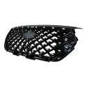 Grade Dianteira Com Defletor Chery Tiggo 3x Pro 2021 22 2023 Preto Brilhante