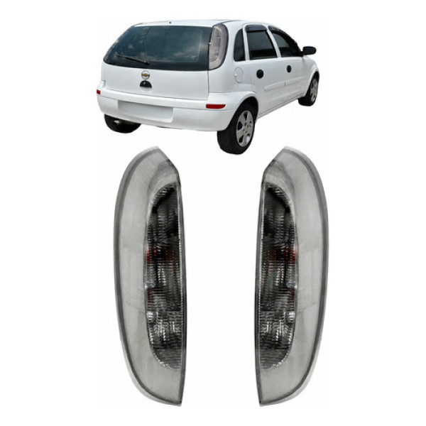 Lanterna Corsa Hatch 2004 2006 2007 2008 2009 2010 2012 Fumê