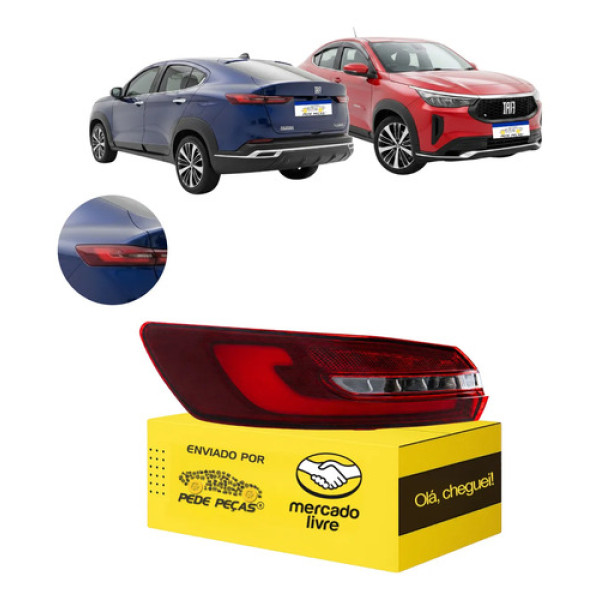 Lanterna Fastback Abarth Audace 2023 24 25 2026 Full Led L.e Esquerdo/motorista Fumê