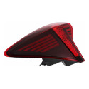 Lanterna Traseira Canto Hb20 Hatch 2023 24 25 2026 S/led Le Esquerdo/motorista Vermelho