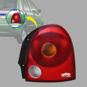 Par Lanterna Chery Qq 2011 2012 2013 2014 2015 Nova Ambos Lados Vermelho
