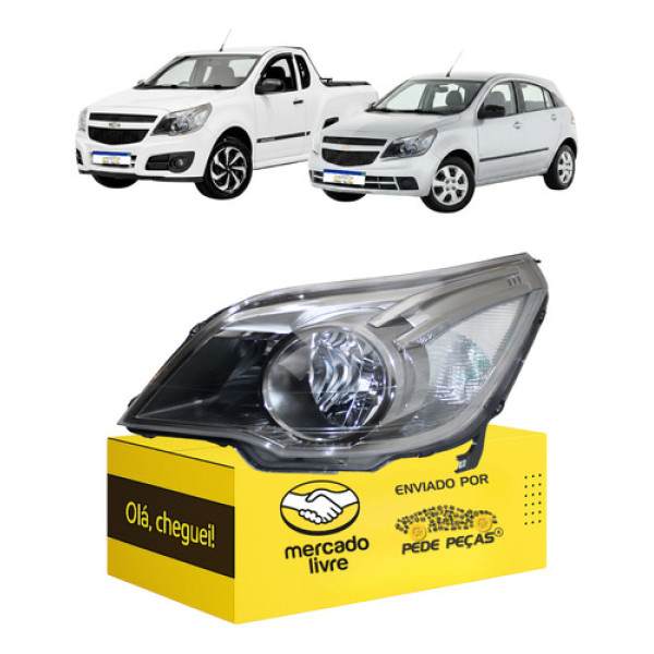 Farol Agile Montana 2010 11 12 13 14 15 16 A 2020 Esquerdo Esquerdo/motorista