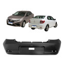 Parachoque Traseiro Renault Logan 2013 A 2023 C/ Furo Placa