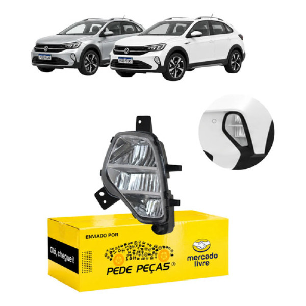 Farol Milha Auxiliar Cibie Vw Nivus 2020 2021 22 23 2024 Le Cristal