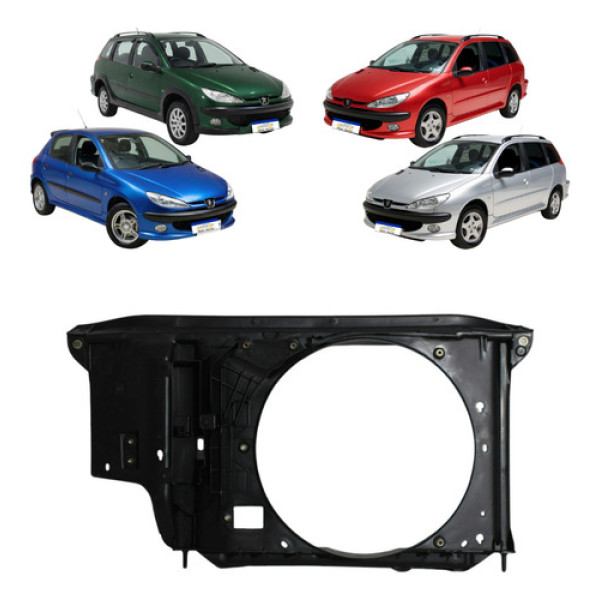 Painel Frontal Peugeot 207 2008 2009 2010 2012 13 14 Com Ar