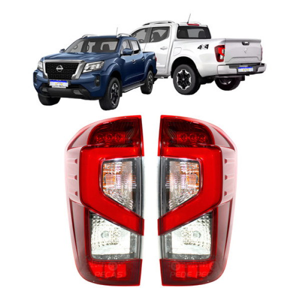 Lanterna Traseira Nissan Frontier 2022 2023 2024 Com Led Direito Vermelho