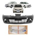 Parachoque Dianteiro Nissan Tiida 2008 2009 2010 11 12 2013 Preto Liso Para Pintura