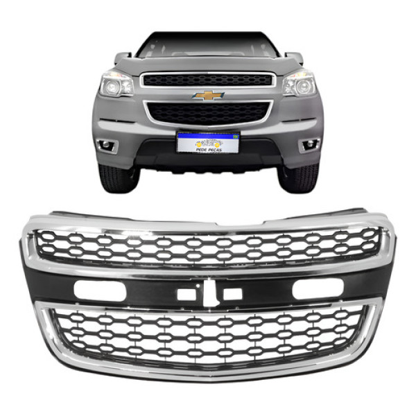 Grade Dianteira Gm S10 Trailblazer 2012 2013 2014 2015 2016  Brilhante