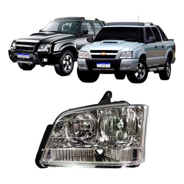 Farol Chevrolet S10 Blazer 2001 2002 2003 2004 2005 A 11 Le Esquerdo/motorista