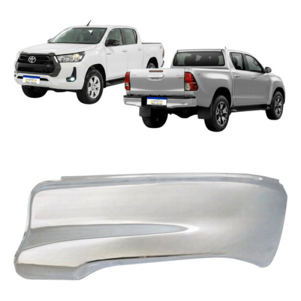 Ponteira Parachoque Hilux 2016 2017 2018 2019 2020 2021 L.d