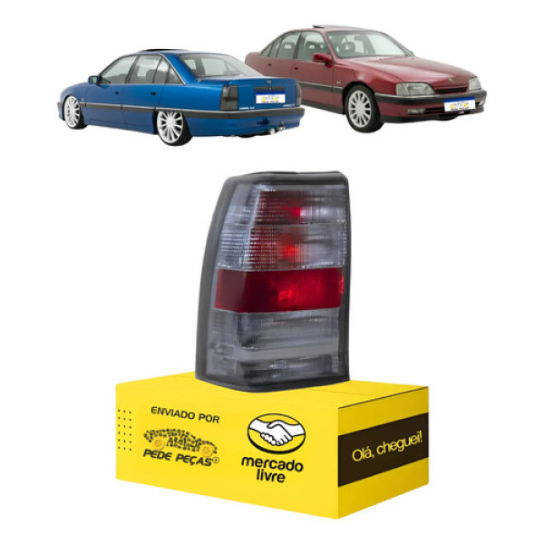 Lanterna Fume Gm Omega 1992 1993 1994 95 96 97 1998 Nova Le Esquerdo/motorista Fumê