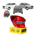 Lanterna Traseira Ford Ka Hatch 2015 16 17 18 A 2021 Fumê Le Esquerdo/motorista Bicolor Fumê