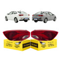 Par Lanterna Onix Plus 2020 2021 2022 2023 2024 2025 C/led Ambos Lados Vermelho