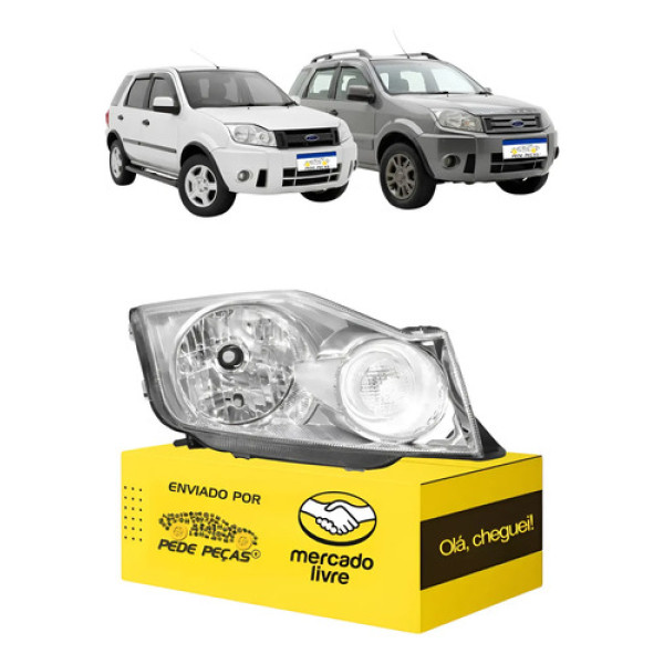Farol Ford Ecosport 2008 2009 2010 2011 2012 Novo