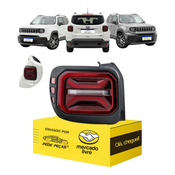 Lanterna Traseira Jeep Renegade 2022 23 24 25 2026 Led Le Esquerdo/motorista