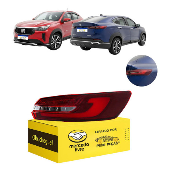 Lanterna Fastback Abarth Audace 2023 24 25 2026 Full Led L.d Direito/passageiro Fumê