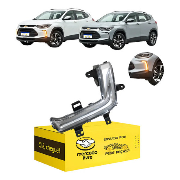 Pisca Parachoque Dianteiro Tracker 2020 21 22 23 2024 Le Amarelo