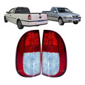 Par Lanterna Vw Saveiro G2 G3 1998 99 2000 01 02 03 04 2005 Ambos Lados Vermelho/bicolor
