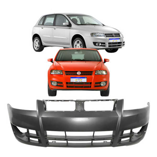Parachoque Dianteiro Fiat Stilo 2007 2008 2009 2010 2011 Preto
